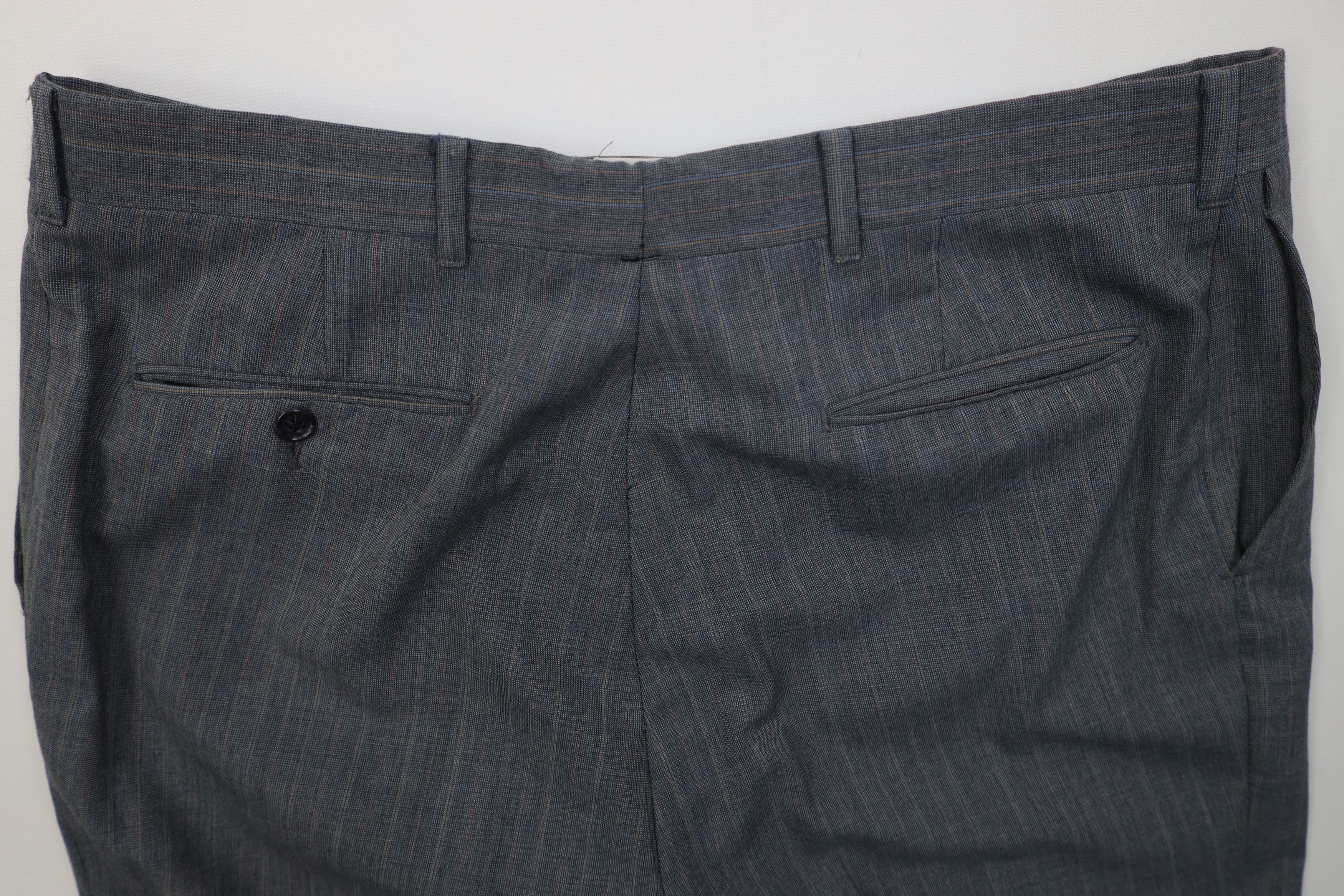 Vintage Vintage 70s Streetwear Striped Wide Leg Chino Pants USA Size US 36 / EU 52 - 15 Thumbnail