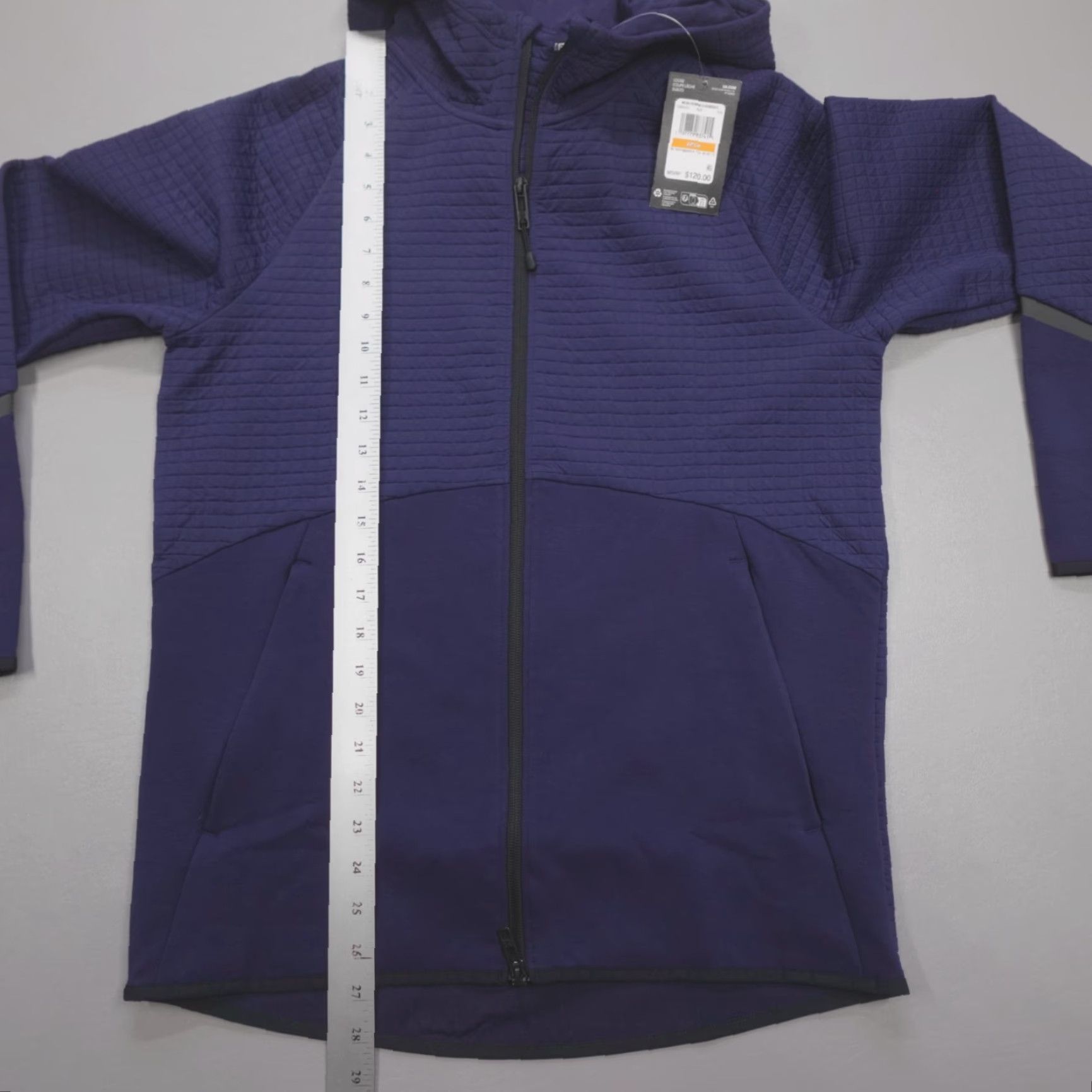 Under Armour Under Armour UA Unstoppable Fleece Grid Full-Zip Jacket Navy Men's Size S Size US S / EU 44-46 / 1 - 6 Thumbnail