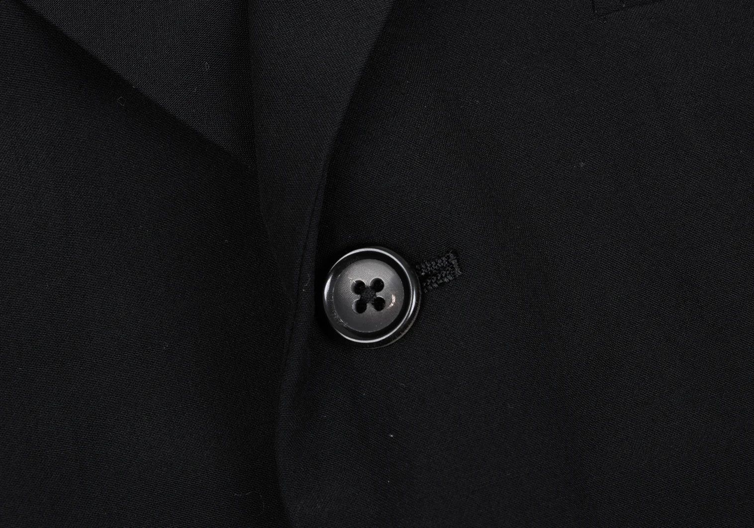 Yohji Yamamoto YOHJI YAMAMOTO COSTUME D'HOMME Wool Jacket Black S Size US S / EU 44-46 / 1 - 6 Thumbnail