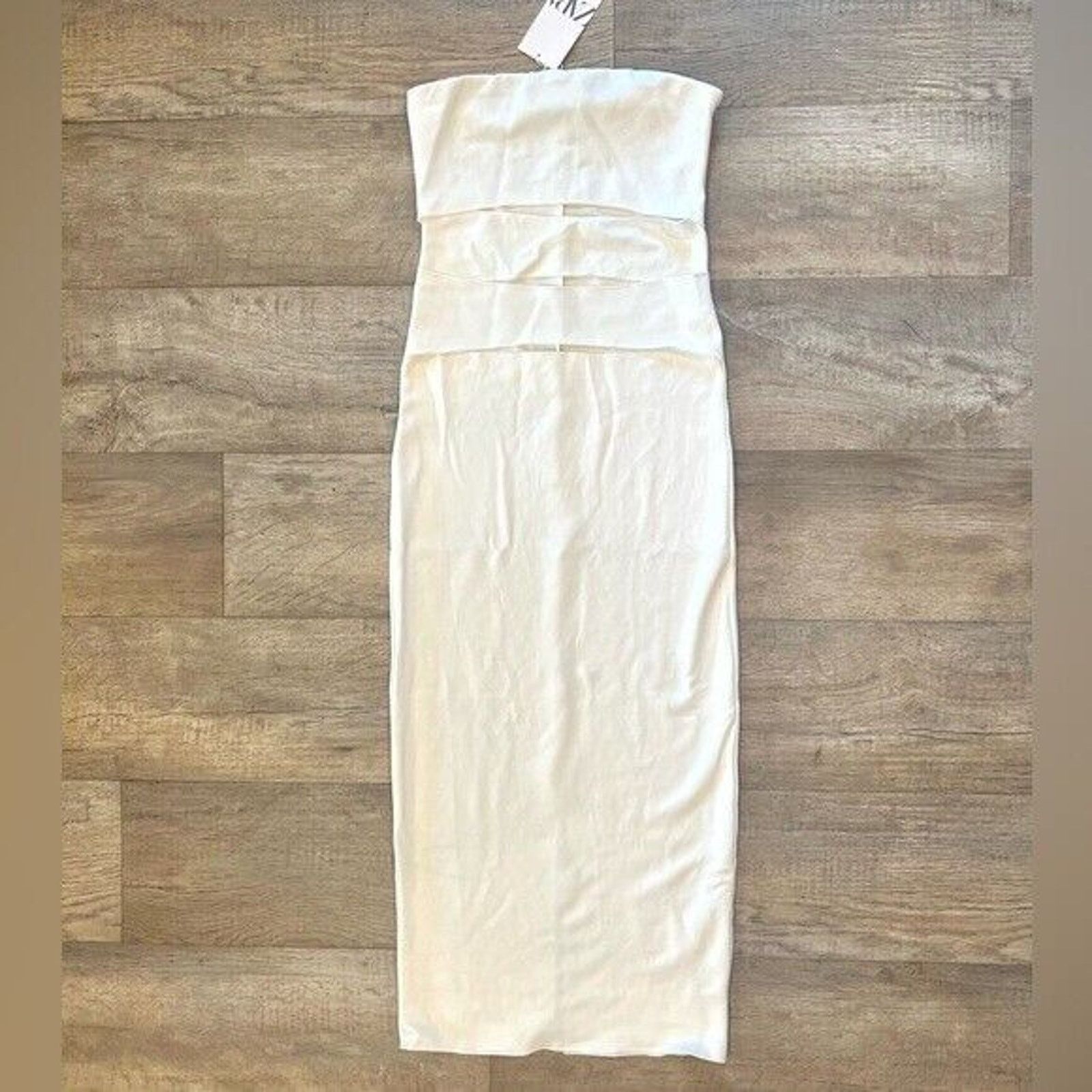 Zara ZARA BLOGGER FAVE!!! Strapless Dress NWT Size M / US 6-8 / IT 42-44 - 23 Thumbnail