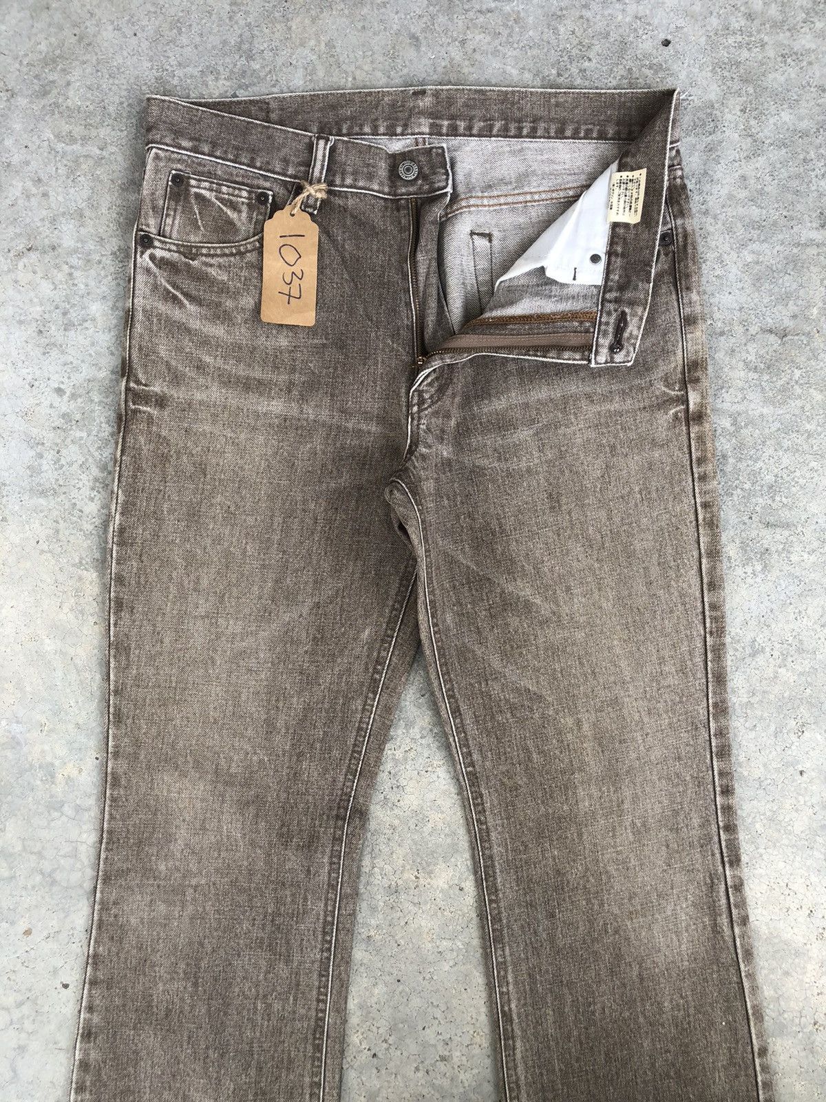Japanese Brand Y2K Bobson Flared Jeans Distressed Jeans Size US 33 - 3 Thumbnail