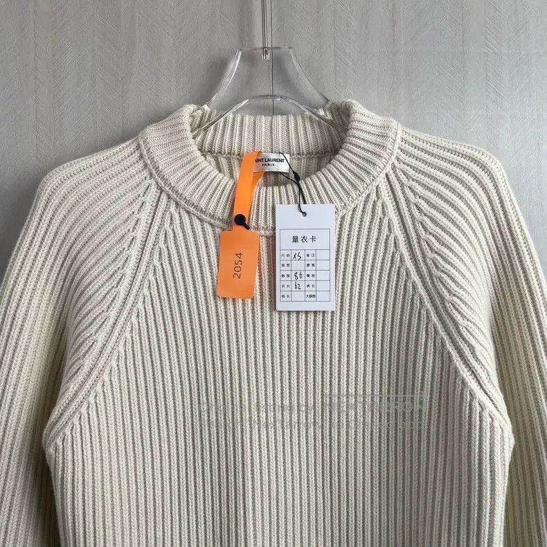Saint Laurent Paris Saint Laurent Paris Blended Knit Sweater Size XS / US 0-2 / IT 36-38 - 2 Thumbnail