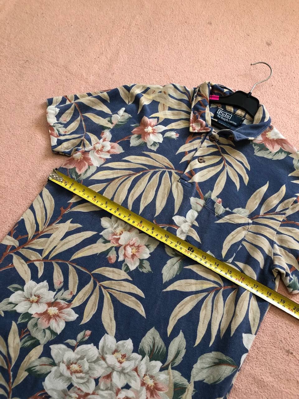 Polo Ralph Lauren Vintage Polo Ralph Lauren Custom Fit Flower Print Shirt Size US L / EU 52-54 / 3 - 7 Thumbnail