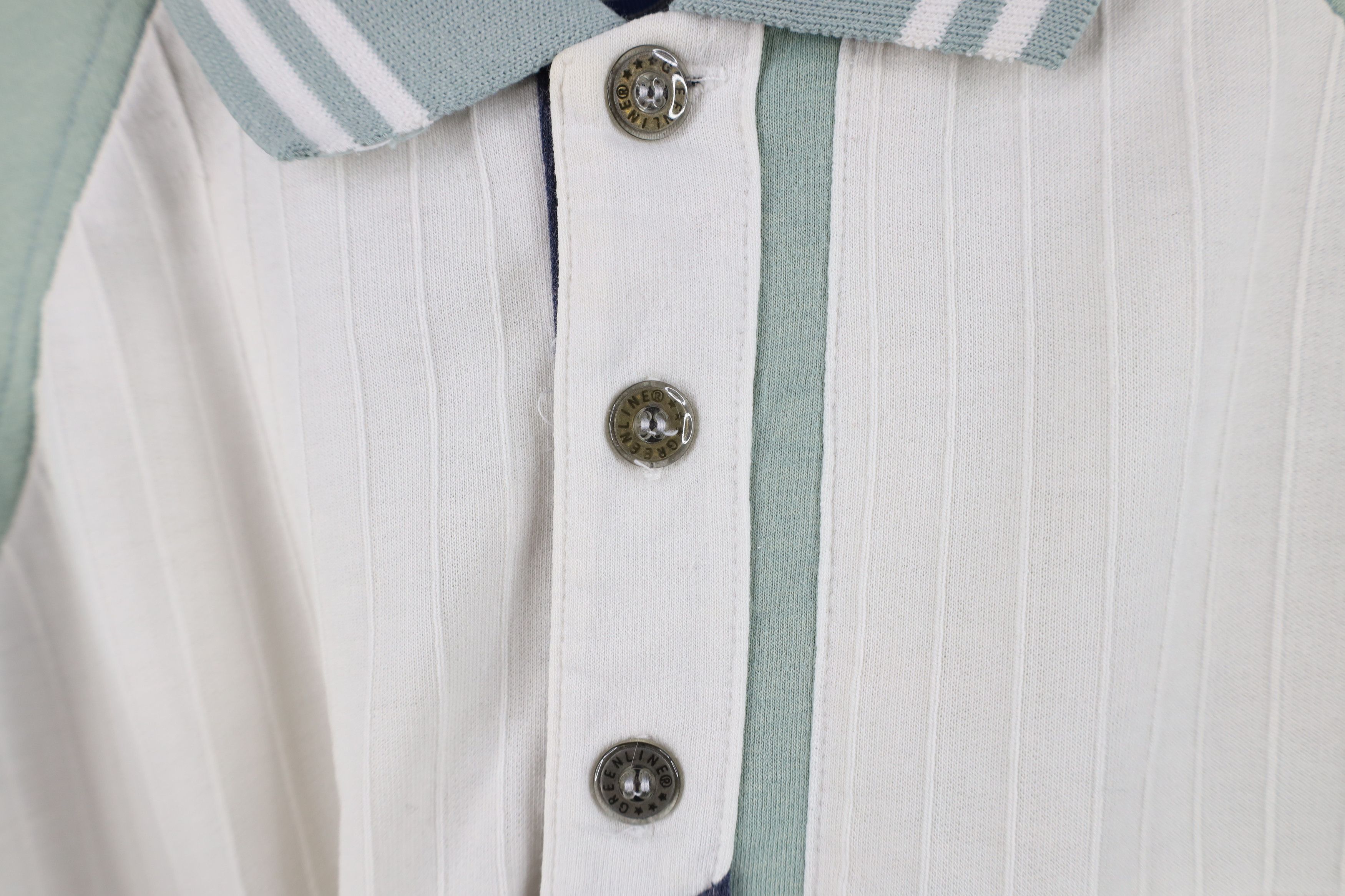 Vintage Vintage 90s Streetwear Striped Pullover Polo Shirt Mob Size US L / EU 52-54 / 3 - 6 Thumbnail