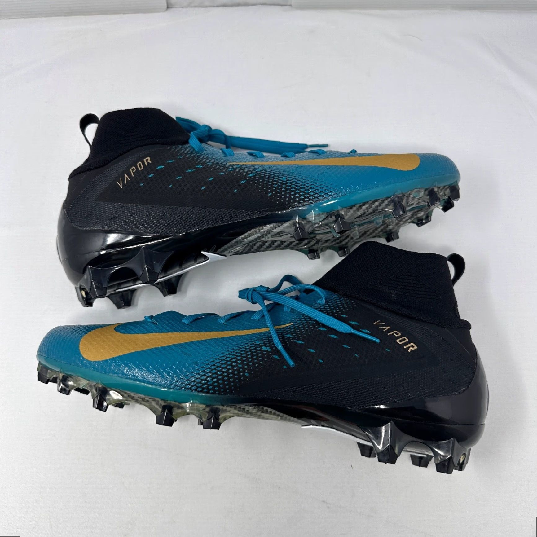 Nike Nike Vapor Untouchable Pro 3 Cleats Football Mens 14 Blue Black Jaguars Size US 14 / EU 47 - 2 Thumbnail