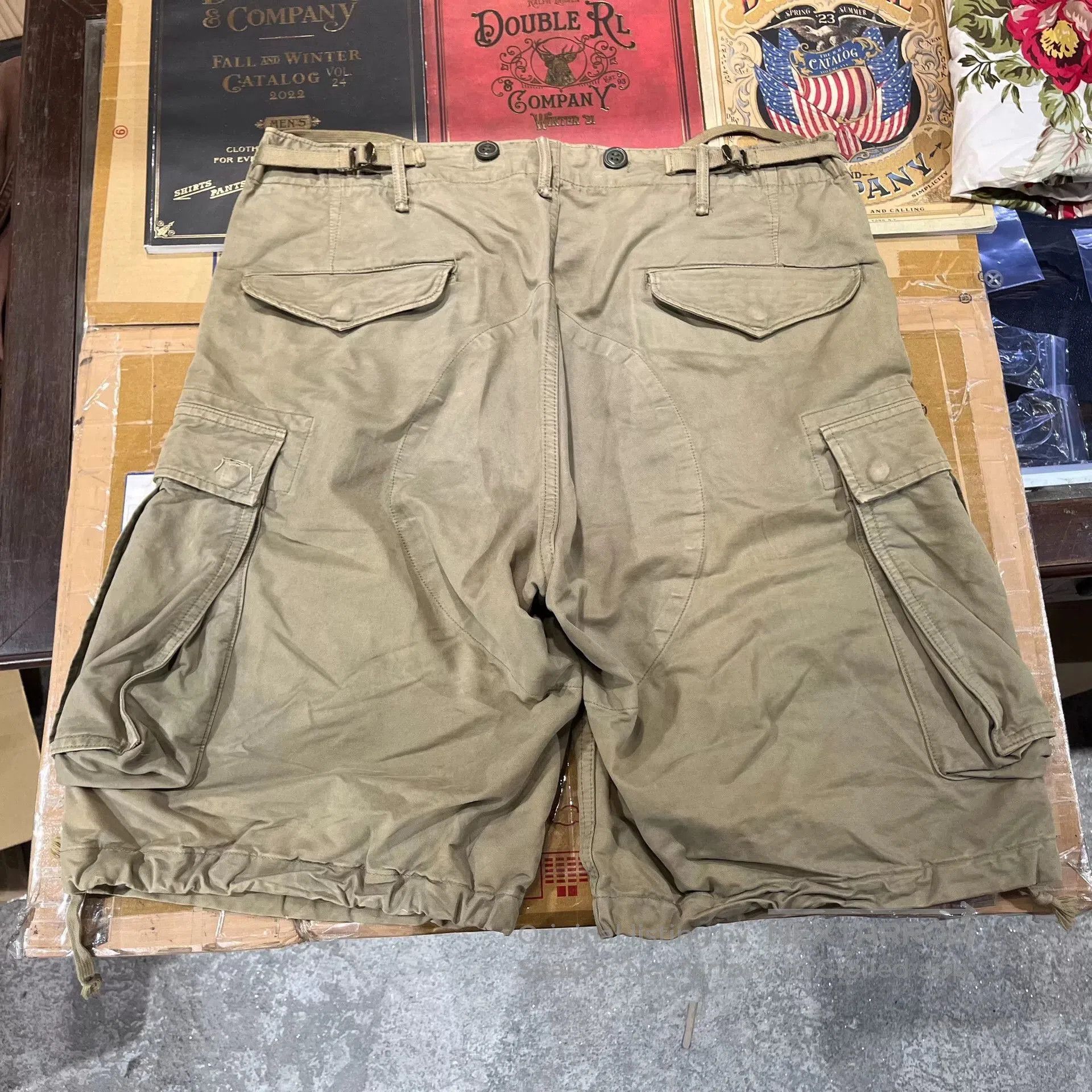 RRL Ralph Lauren vintage double rl cargo shorts for men. Size US 32 / EU 48 - 2 Thumbnail