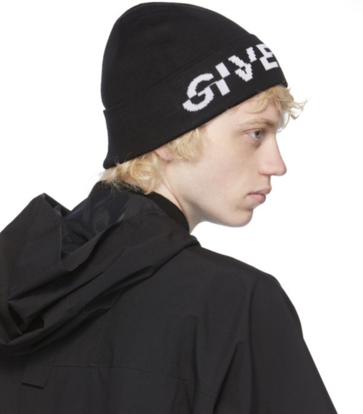 Givenchy Givenchy wool logo knit beanie hat accessory designer 🇮🇹blk Size ONE SIZE - 7 Thumbnail