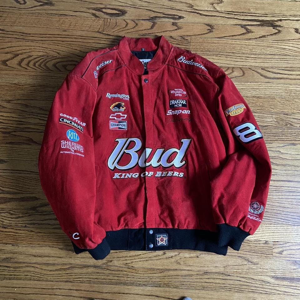 NASCAR × Vintage Vintage nascar Budweiser dale Earnhardt jacket Size US XXL / EU 58 / 5 - 1 Thumbnail