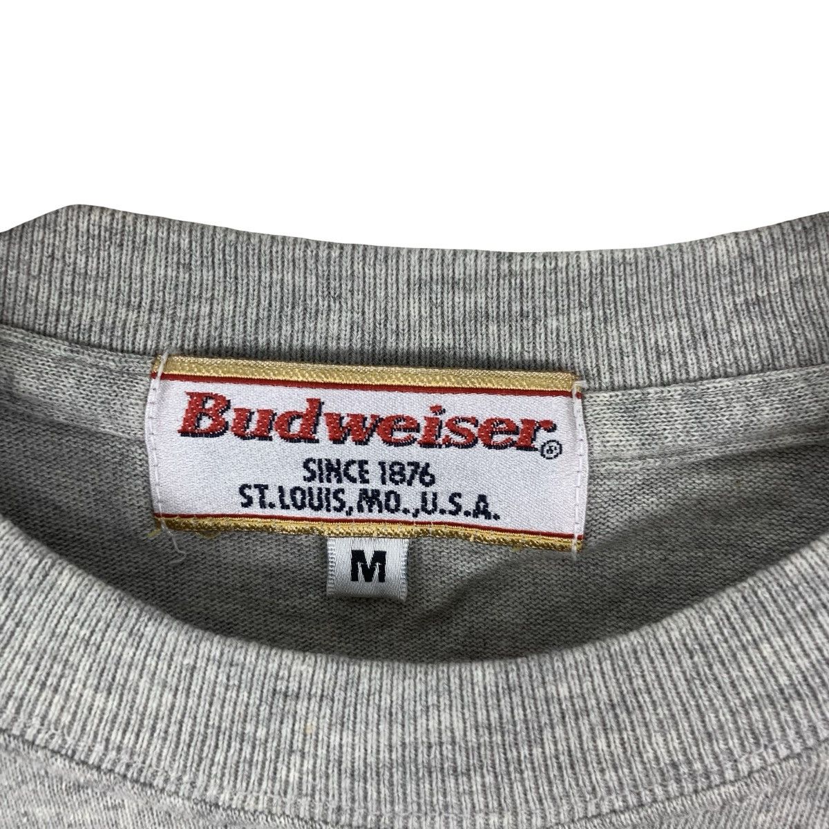 Budweiser Vintage BUDWEISER Sun Stroke Design Tee Shirt Top Size US M / EU 48-50 / 2 - 8 Thumbnail