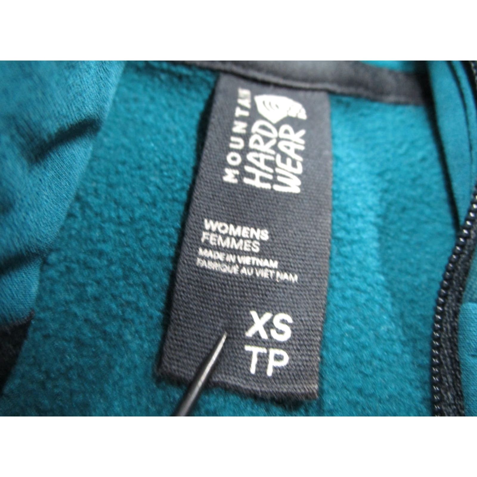 Mountain Hardwear Mountain Hardwear Jacket Womens XS Blue Colorblock 1/4 Zip Pullover Hood Hike Size XS / US 0-2 / IT 36-38 - 3 Thumbnail