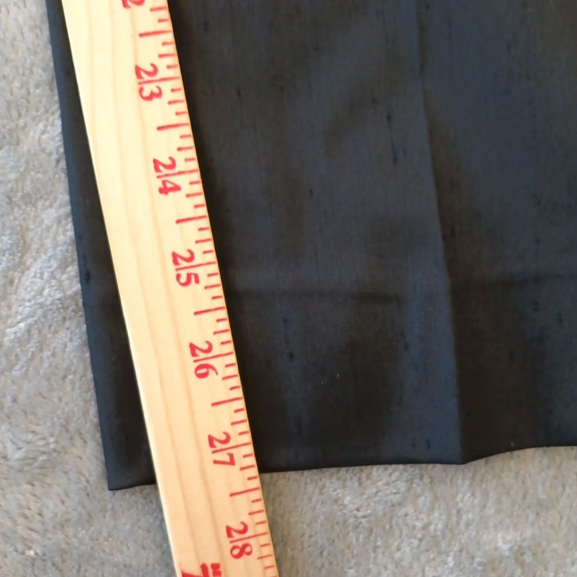 Vintage Chico's Pants Dress Pants Women's 0 Black Lightweight Silk Blend Side Zip 30x27 Straight Inseam 27 Size 25" / US 0 / IT 36 - 4 Thumbnail