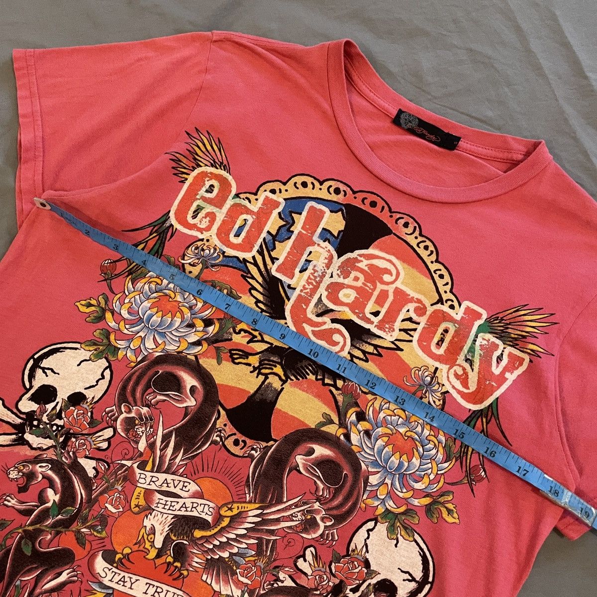 Christian Audigier Ed Hardy Skull Y2K punk T-shirt Size US S / EU 44-46 / 1 - 11 Thumbnail
