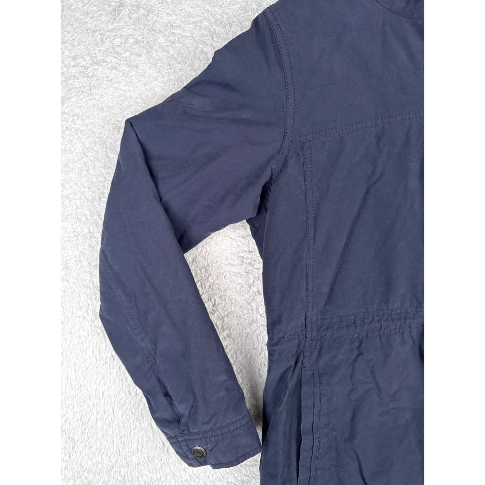 Vintage Columbia Jacket Women S Blue Chatfield Hill Sherpa-Lined Full Zip Hooded Size S / US 4 / IT 40 - 3 Thumbnail