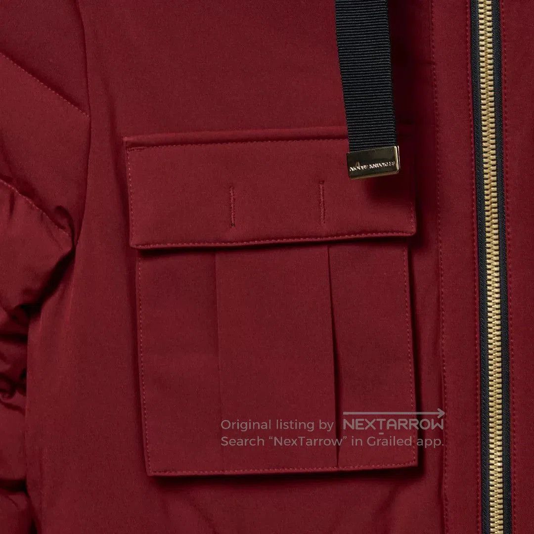 Moose Knuckles Moose Knuckles Red Fitted Hooded Down Jacket. Size M / US 6-8 / IT 42-44 - 4 Thumbnail
