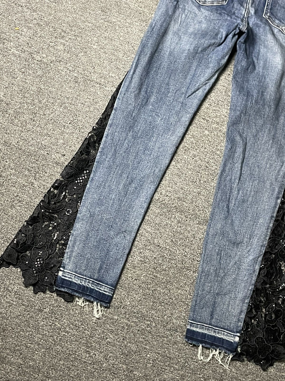 Japanese Brand × Vintage Hysteric Glamour x MaxSmile Jeans with Lace (90) Size 27" / US 4 / IT 40 - 19 Thumbnail
