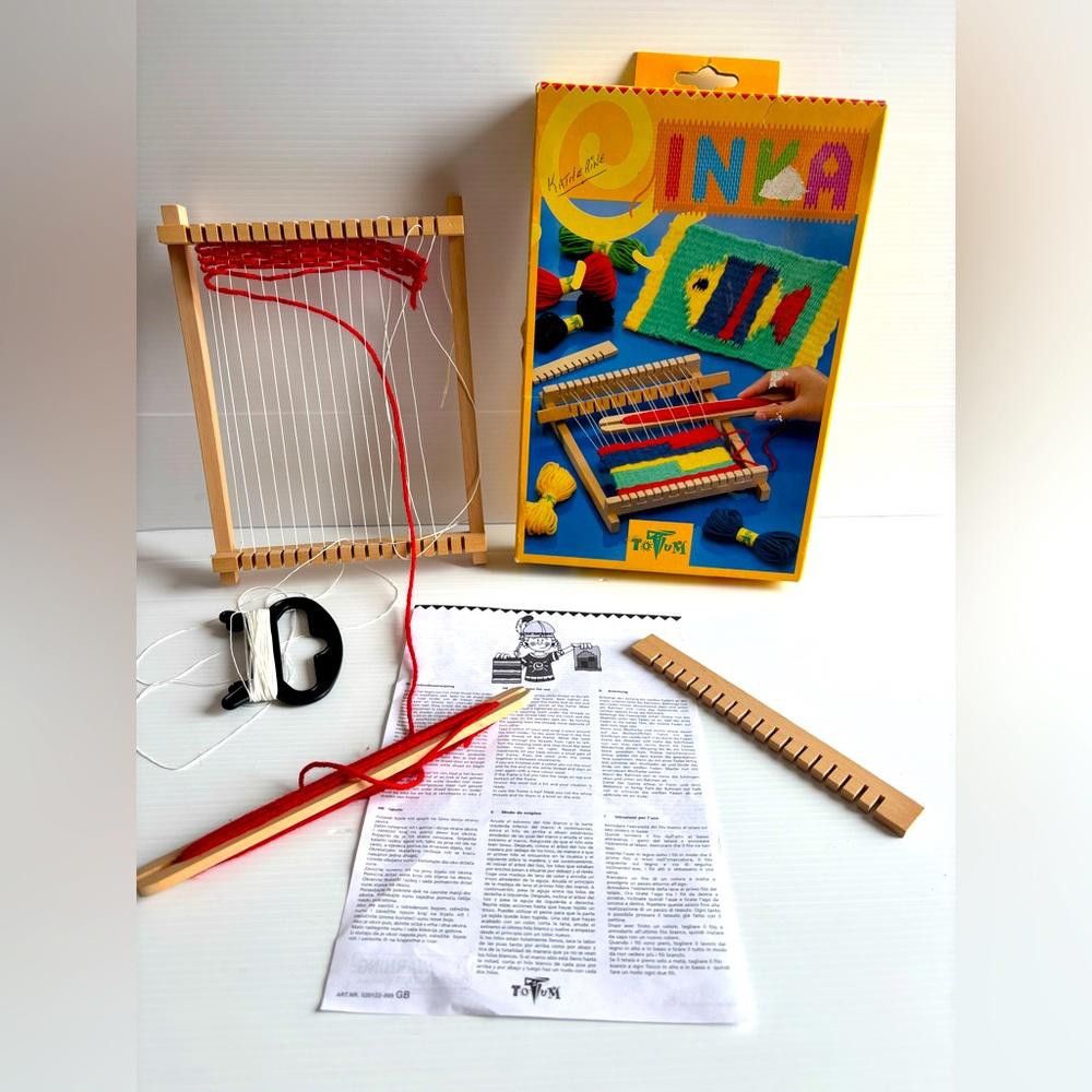 Designer Vintage Children's Wooden Loom in the Original Box Size ONE SIZE - 1 Thumbnail