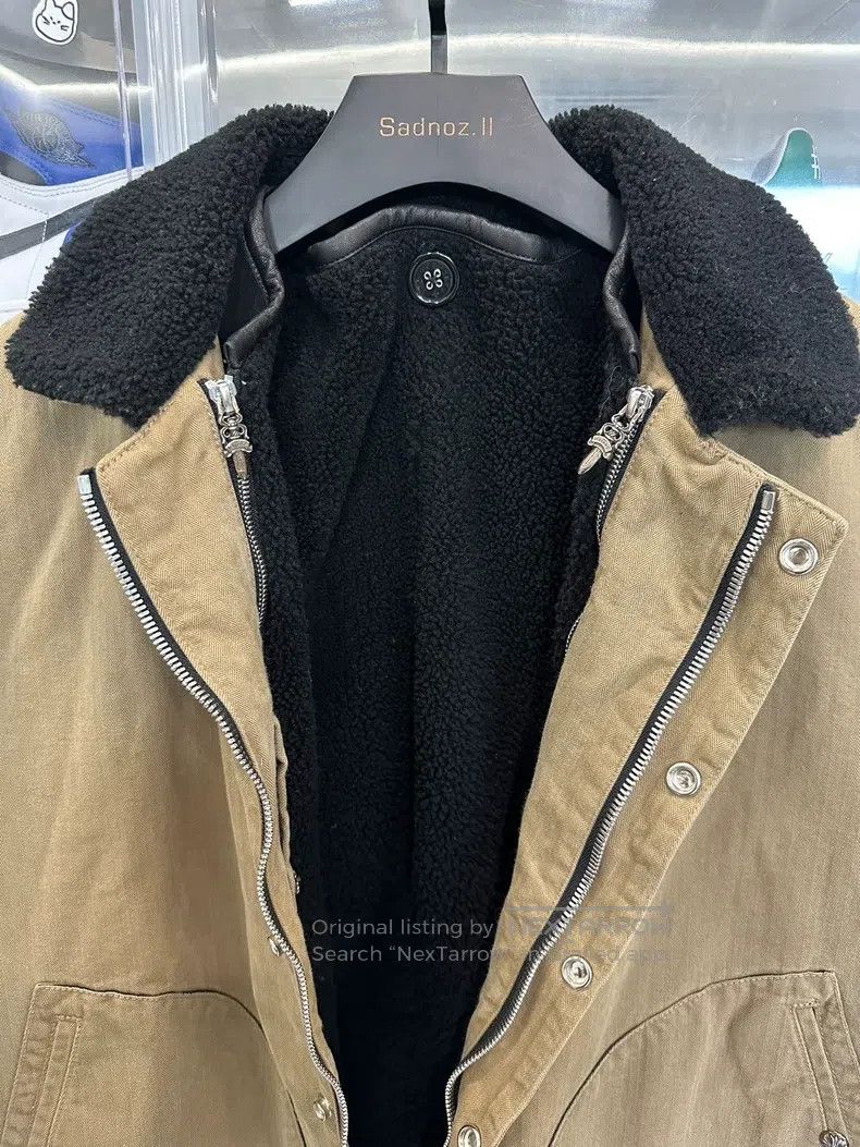 Chrome Hearts CHROME HEARTS Size XL Cashmere inner tank khaki tooling jac Size US XL / EU 56 / 4 - 4 Thumbnail