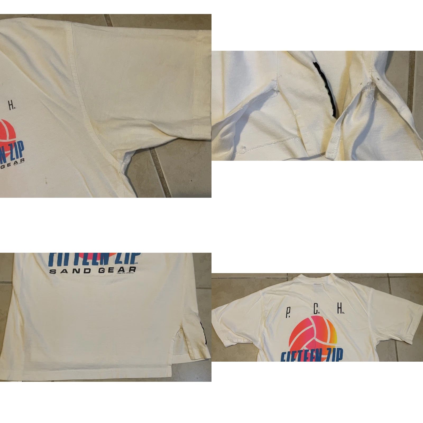Quiksilver VINTAGE PCH Volleyball Faded Shirt S White Grunge 80s Surf Skate Quiksilver OP 90s Mens Shirt Size US S / EU 44-46 / 1 - 9 Thumbnail