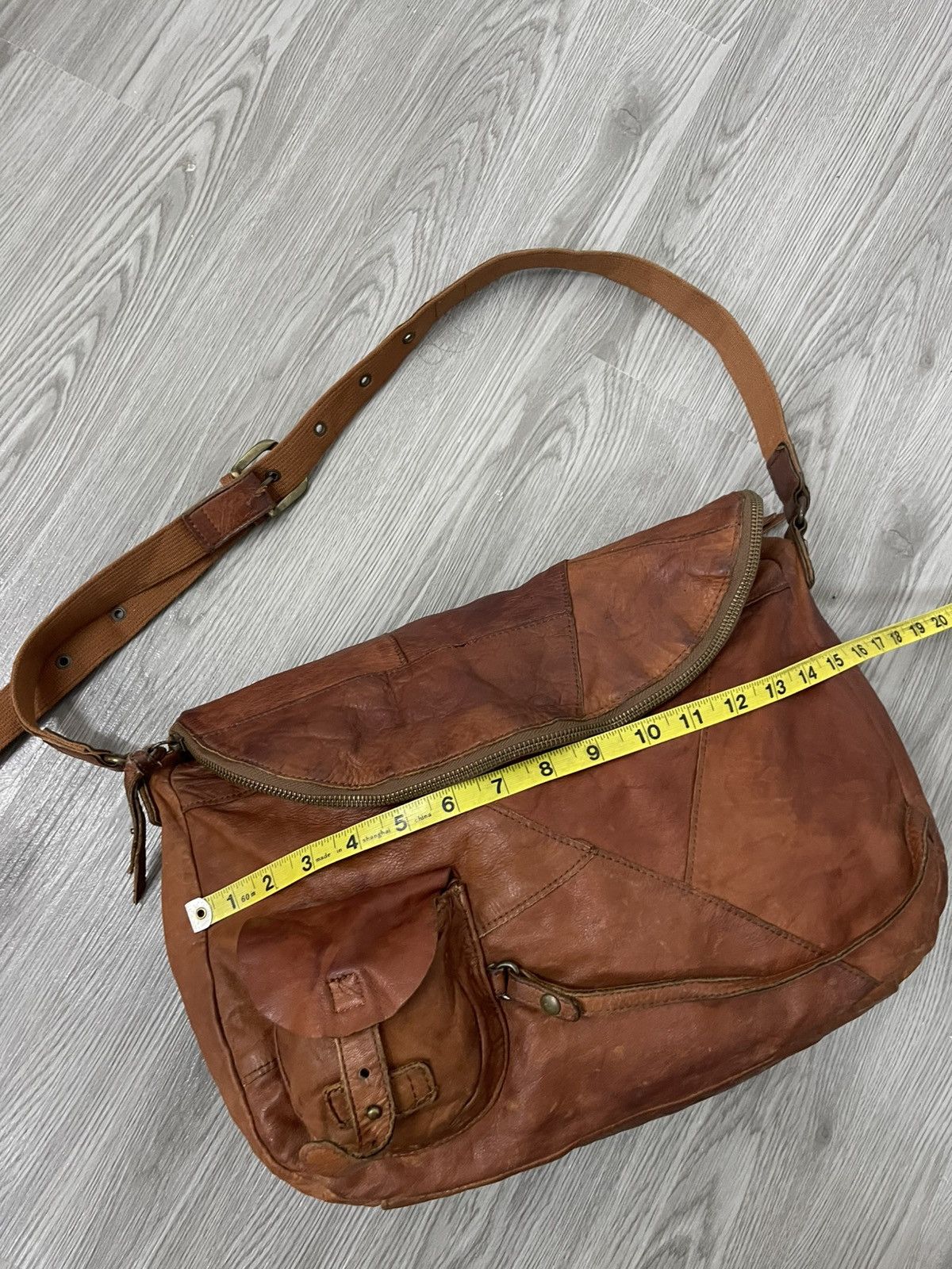And A × Genuine Leather × Japanese Brand Leather Messenger Crossbody bag Size ONE SIZE - 10 Thumbnail
