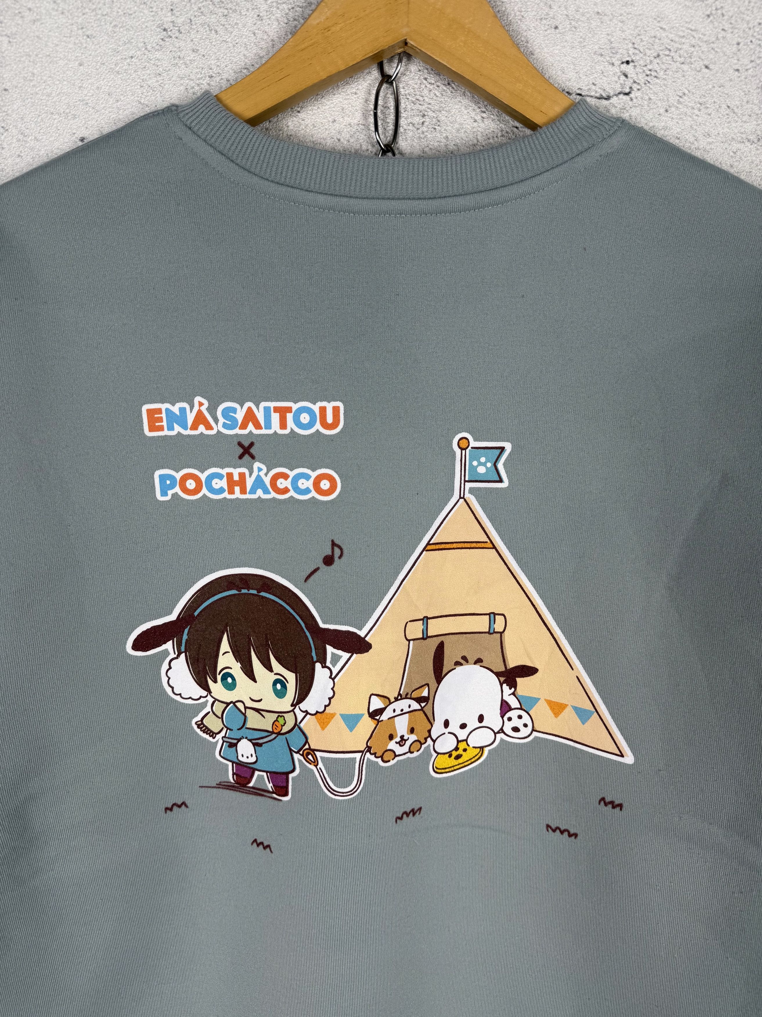 Anime Yuru Camp Sanrio Characters Sweatshirt Crewneck Size US M / EU 48-50 / 2 - 2 Thumbnail