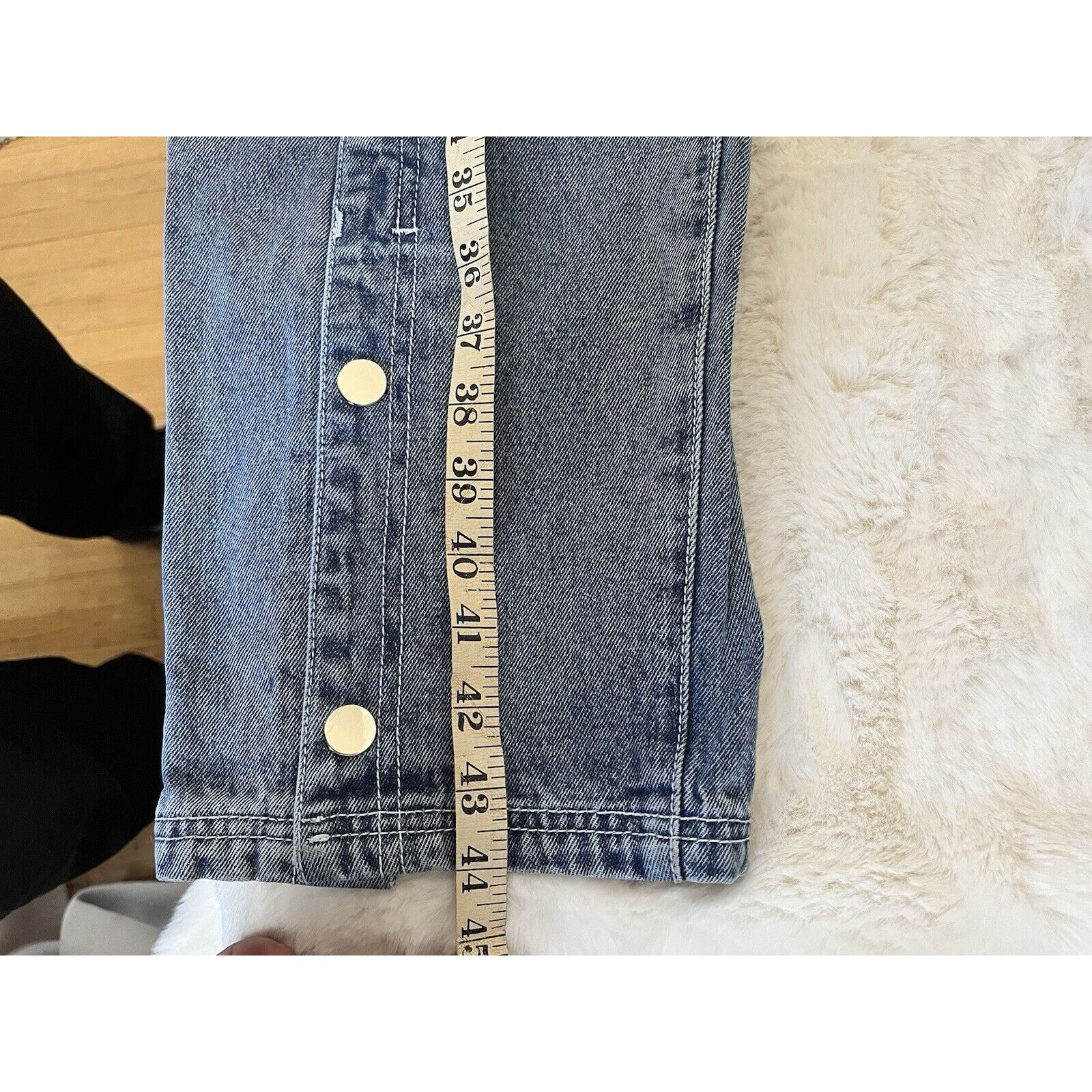 Maniere De Vior Manière de Voir Mom Jeans Womens 16 Straight Leg Nonstretch Size 38" / US 16 / IT 52 - 5 Thumbnail