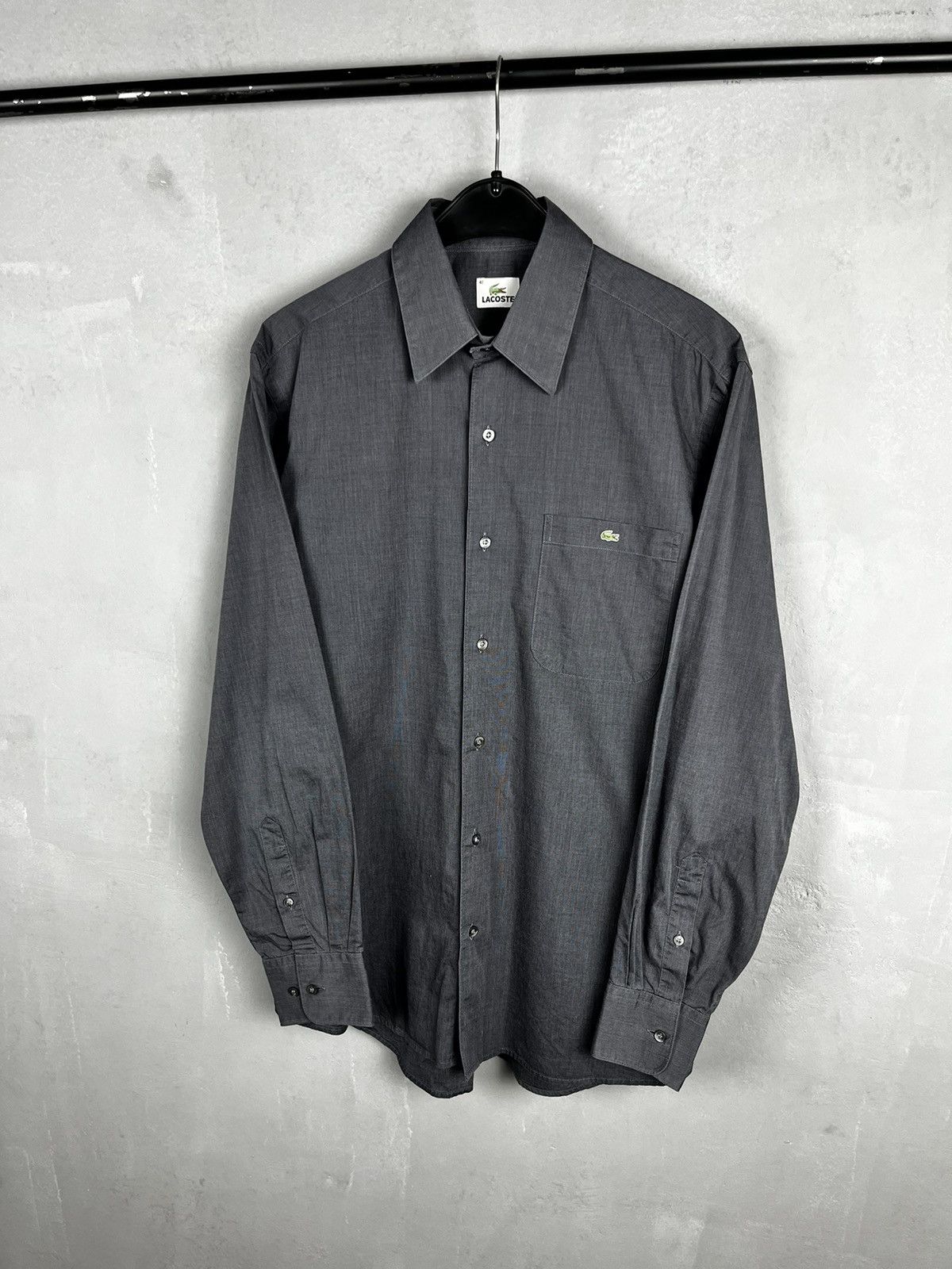 Lacoste × Vintage Lacoste shirt vintage Size US L / EU 52-54 / 3 - 1 Thumbnail