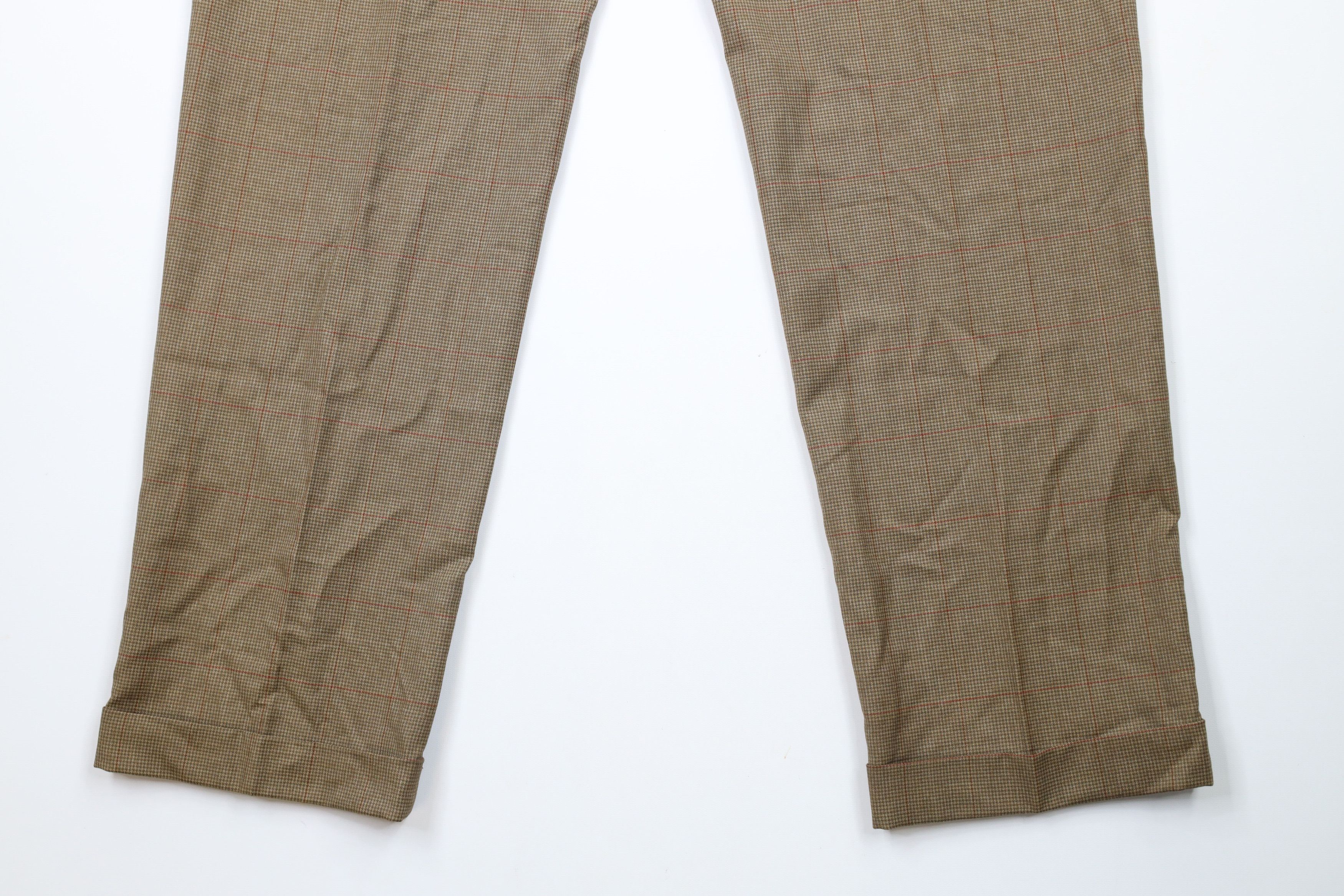 Tommy Hilfiger × Vintage Vintage 90s Tommy Hilfiger Cuffed Houndstooth Chino Pants Size US 36 / EU 52 - 10 Thumbnail