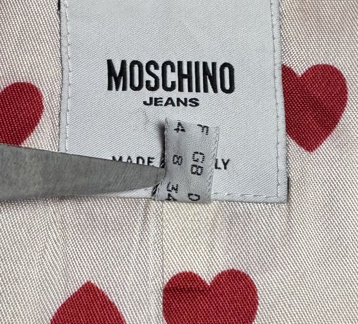 Moschino Moschino Jeans Red Cotton Blazer Jacket size US 4 UK 8 Size S / US 4 / IT 40 - 11 Thumbnail