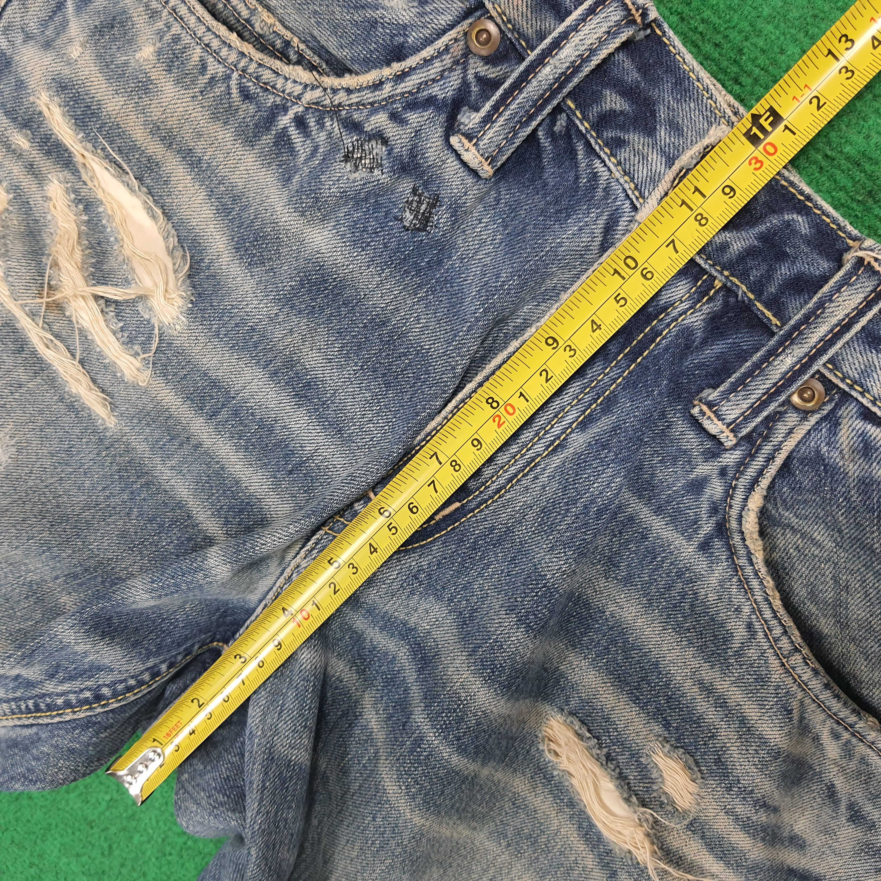 Blue Blue Japan Blue Blue Japan Hollywood Ranch Market Distressed E1N34 Size US 31 - 11 Thumbnail