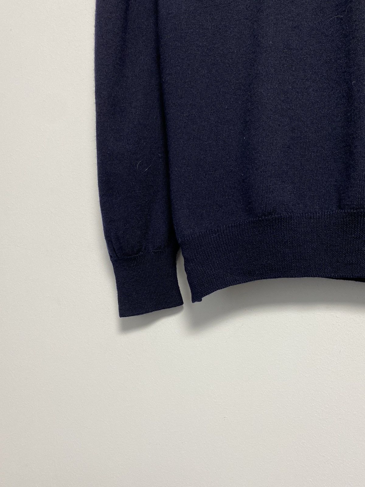 Pal Zileri Pal Zileri Turtleneck Sweater Men Blue Wool Size US M / EU 48-50 / 2 - 3 Thumbnail
