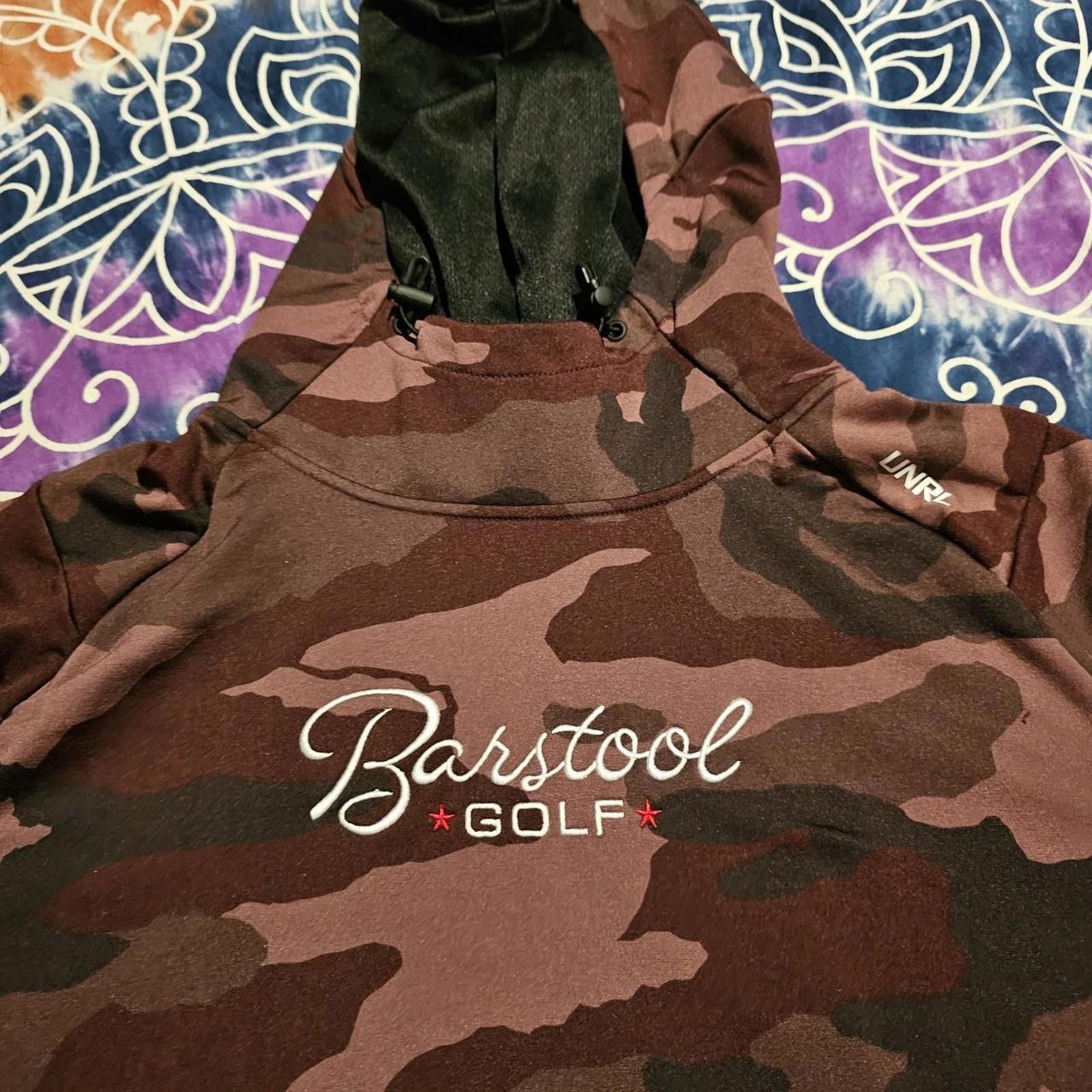 Designer Barstool Sports Golf Men's Burgundy Hoody Size US L / EU 52-54 / 3 - 4 Thumbnail