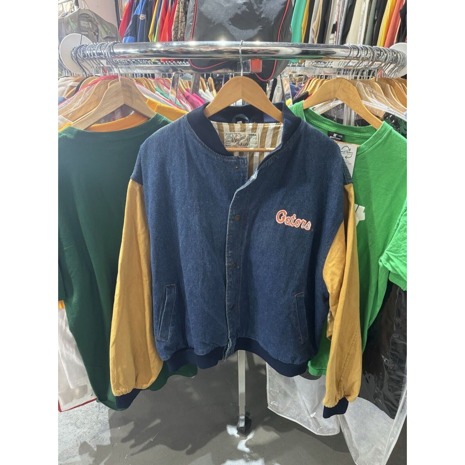Vintage University Of Florida Gators Bomber Jacket XL