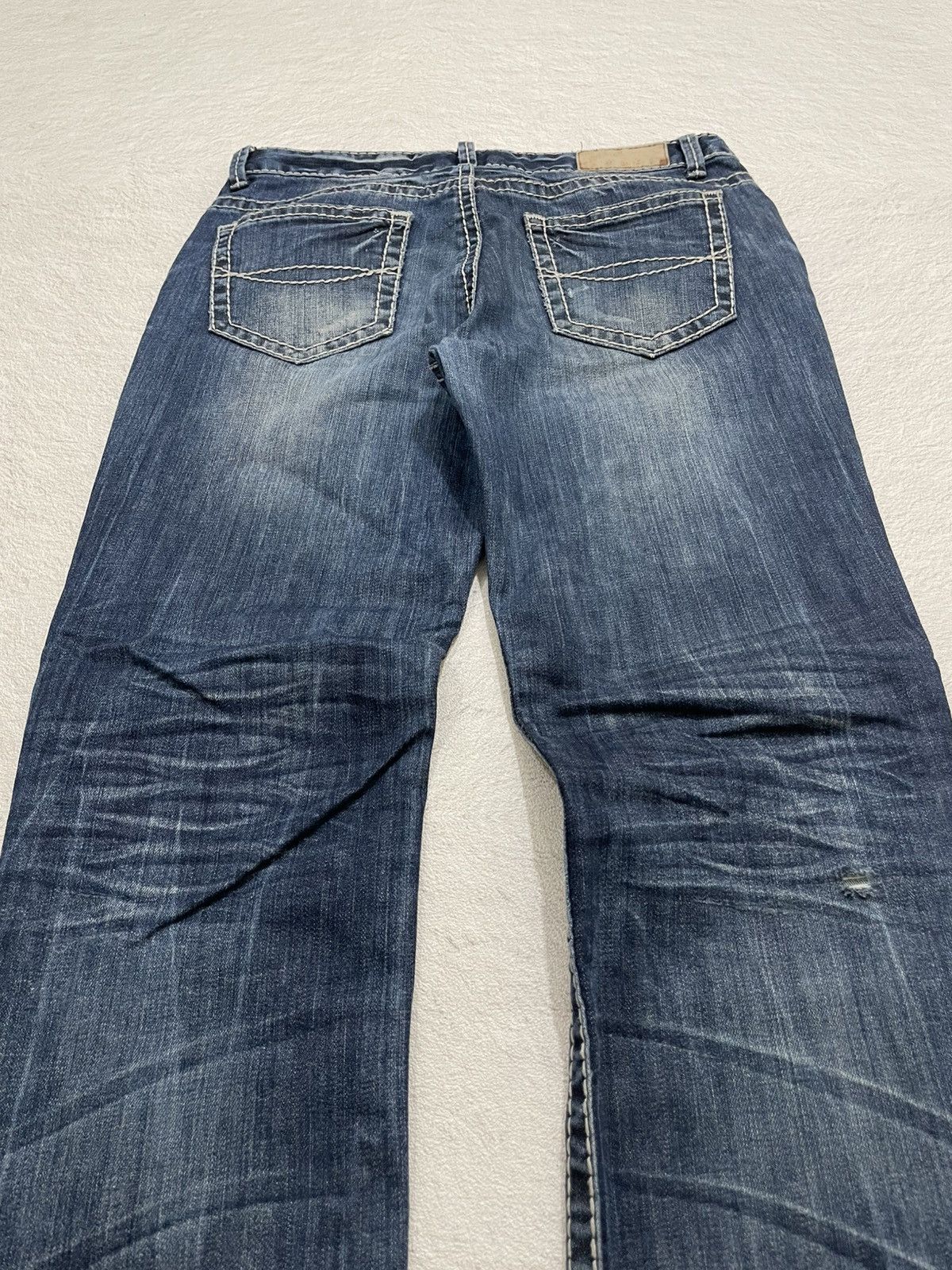 If Six Was Nine 2000s FRJ Blue Denim Washed y2k Size US 33 - 8 Thumbnail