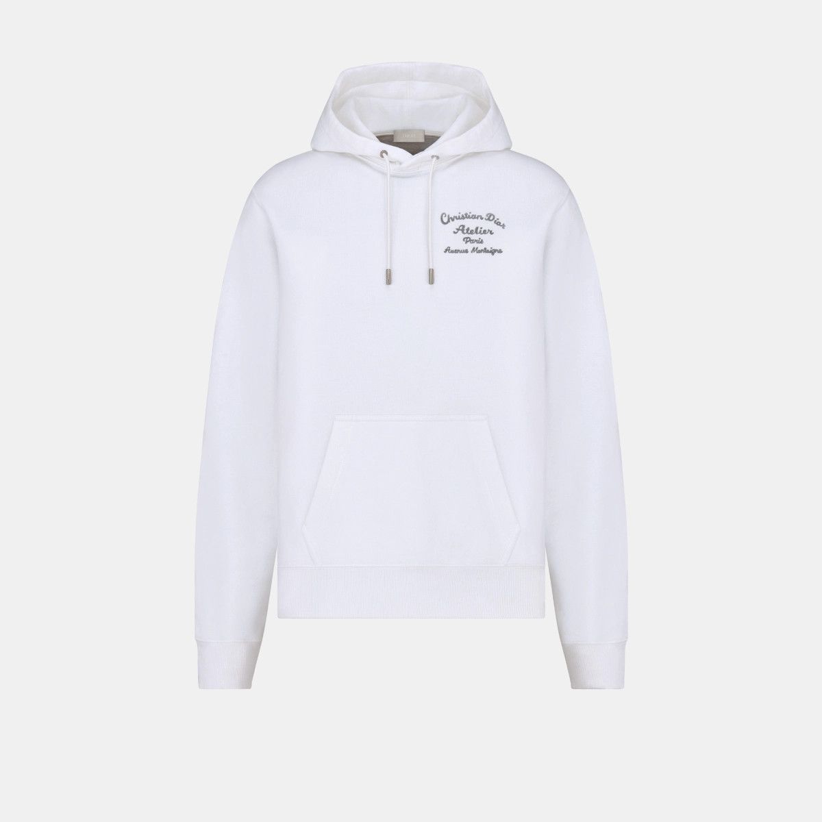Dior o1bcso1str1224 Atelier Hooded Sweatshirt in White Size US XL / EU 56 / 4 - 1 Thumbnail
