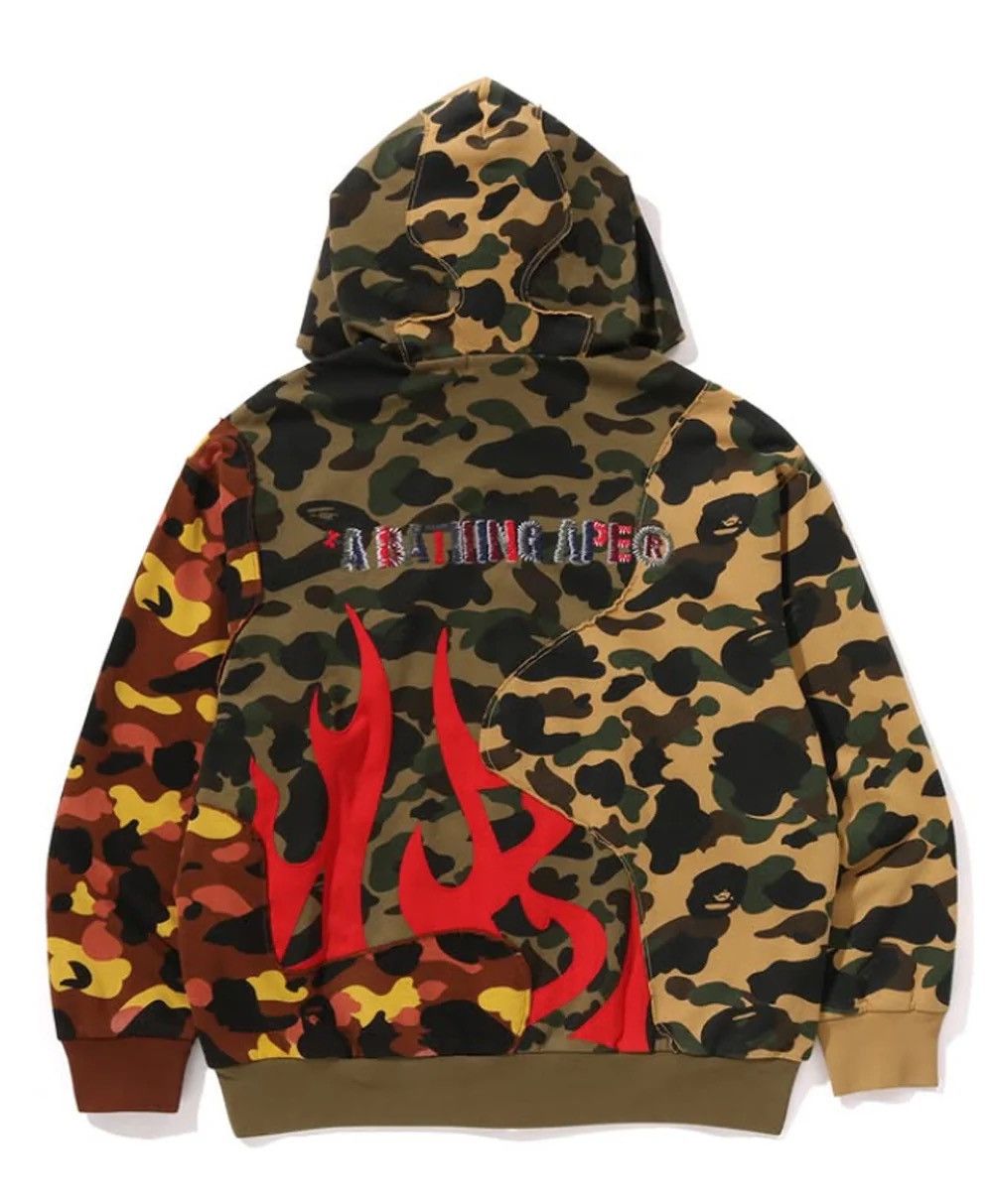 Bape Bape Upcycled Hoodie Size ONE SIZE - 2 Thumbnail