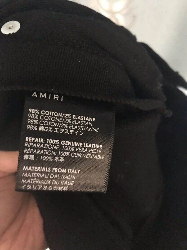Amiri Amiri 19 pure black mx1 with tag size 31 (in stock) amiri Size US 31 - 7 Thumbnail