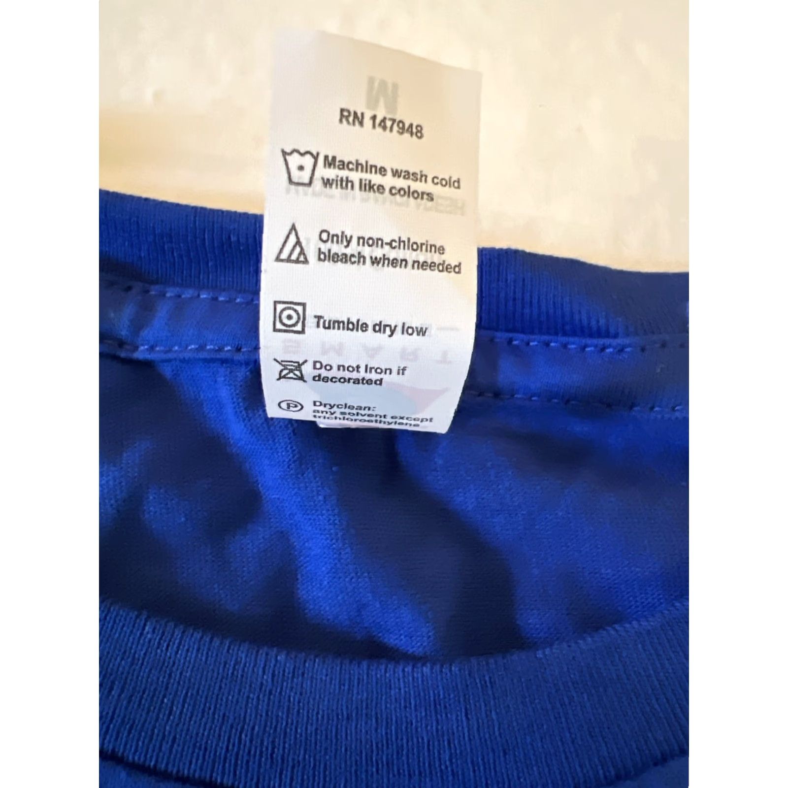 Apple VINTAGE Apple Mac Store S/S Shirt Medium Blue Genius Bar Employee Issued Official New Size US M / EU 48-50 / 2 - 4 Thumbnail