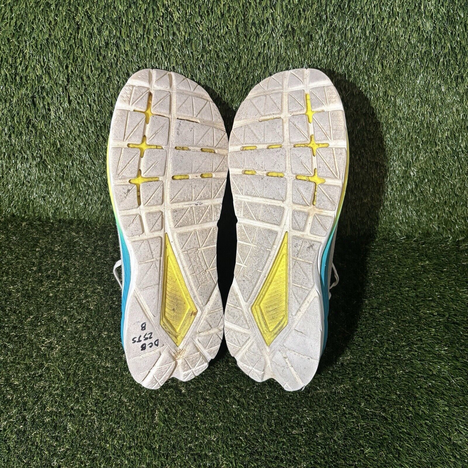Hoka Size 12.5 - Hoka One One Mach 5 White Blue Glass Size US 12.5 / EU 45-46 - 4 Thumbnail