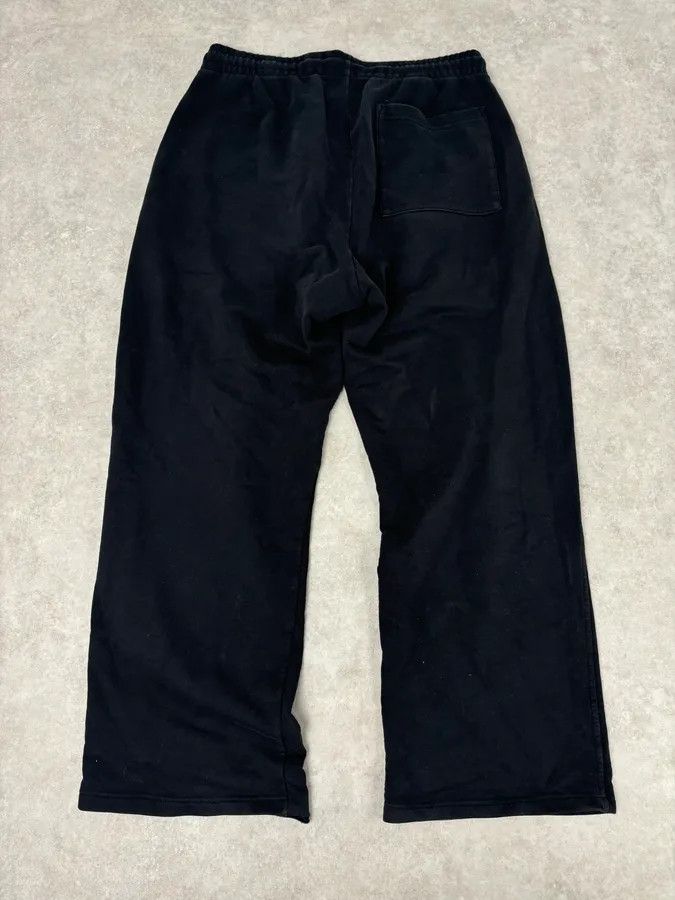 Dries Van Noten Dries Van Noten Black Minimal Straight Wide-Leg Sweatpants Size US 34 / EU 50 - 6 Thumbnail