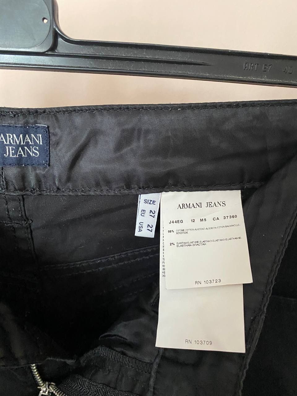 Armani × Vintage 📌 Armani Jeans metal logo Denim Jeans Skinny Womenswear Size 27" / US 4 / IT 40 - 9 Thumbnail