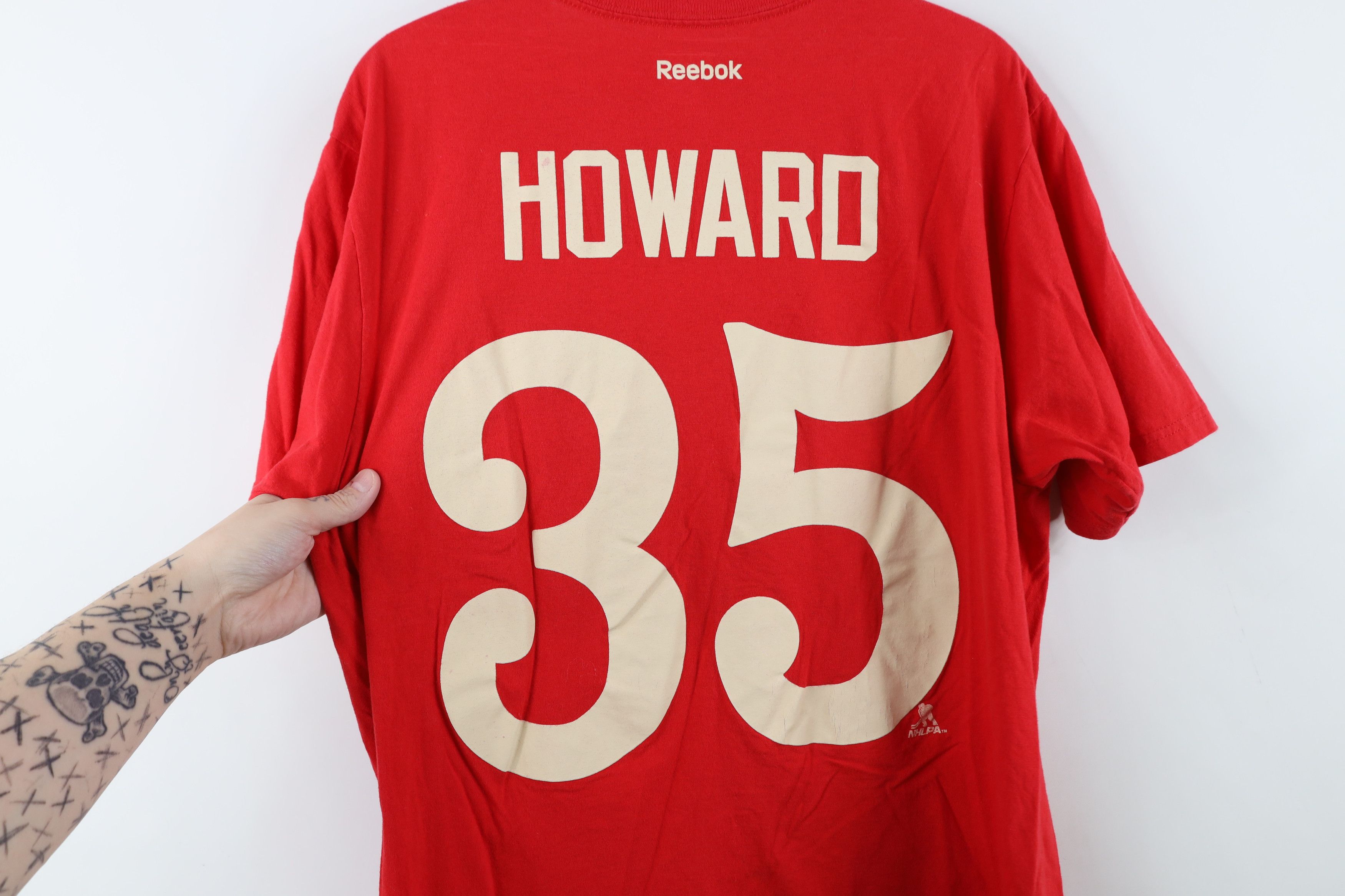 Reebok Reebok Classic Jimmy Howard Detroit Red Wings Jersey T-Shirt Size US L / EU 52-54 / 3 - 11 Thumbnail