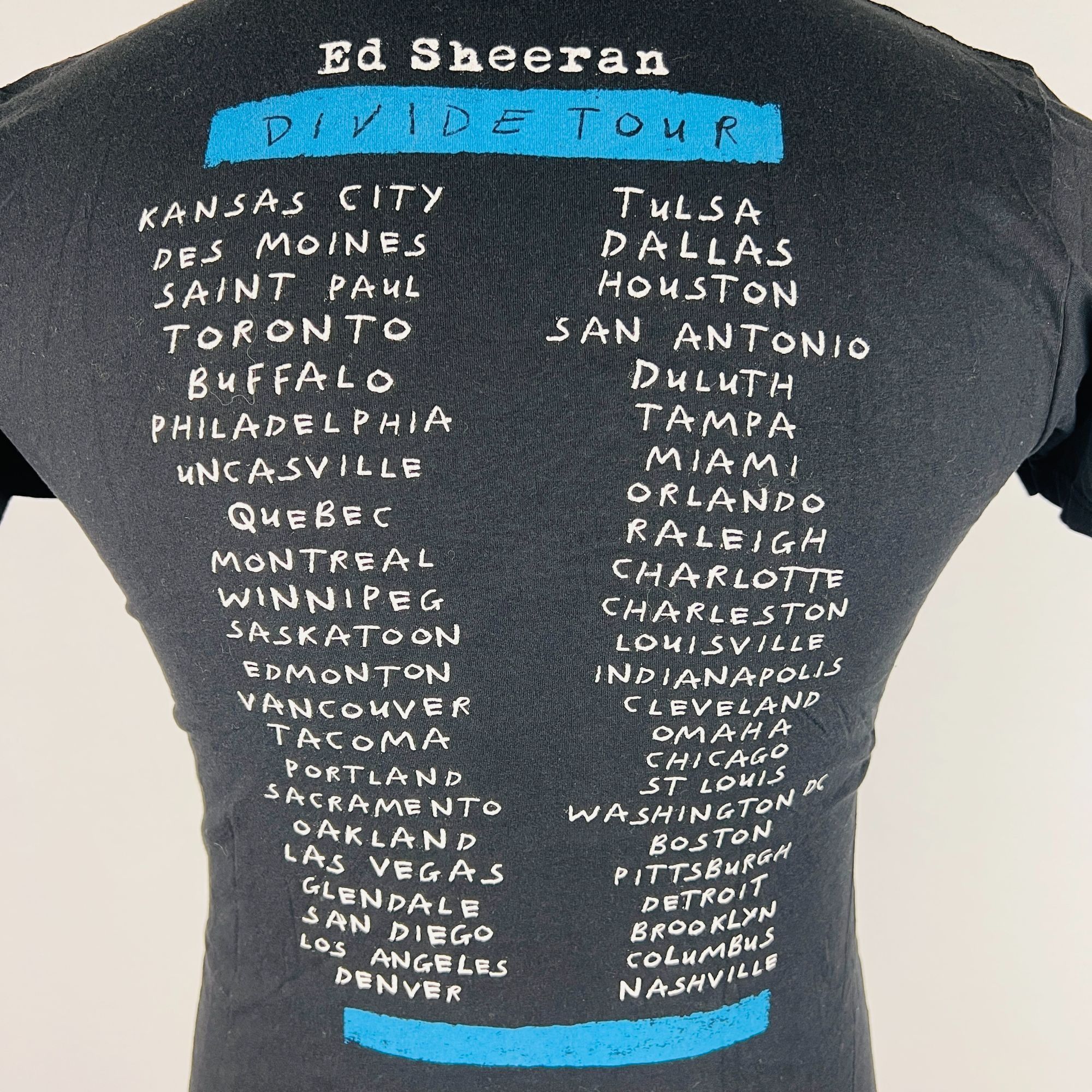 Next Level Apparel Ed Sheeran Divide Tour Concert Small T-Shirt Shirt Size US S / EU 44-46 / 1 - 5 Thumbnail