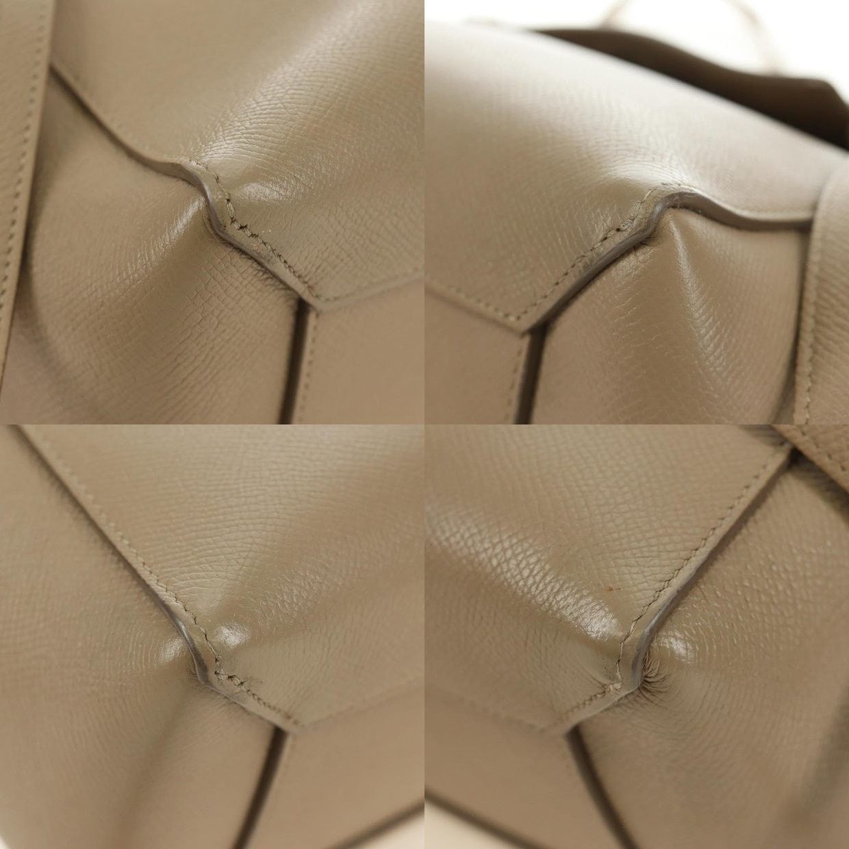 Celine Celine Leather Belt Bag Micro Handbag Beige Size ONE SIZE - 11 Thumbnail