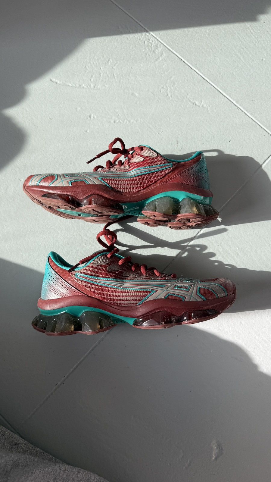 Asics × Kiko Kostadinov Gel-Quantum Levitrack Red Brick / Blue Grass Size US 7 / EU 40 - 4 Thumbnail
