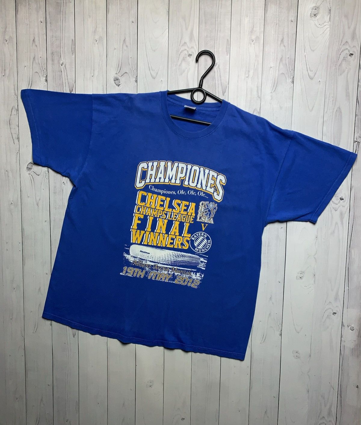 Chelsea Soccer × Vintage Vintage Chelsea 2012 winners Champions League rare size XXL Size US XXL / EU 58 / 5 - 1 Thumbnail