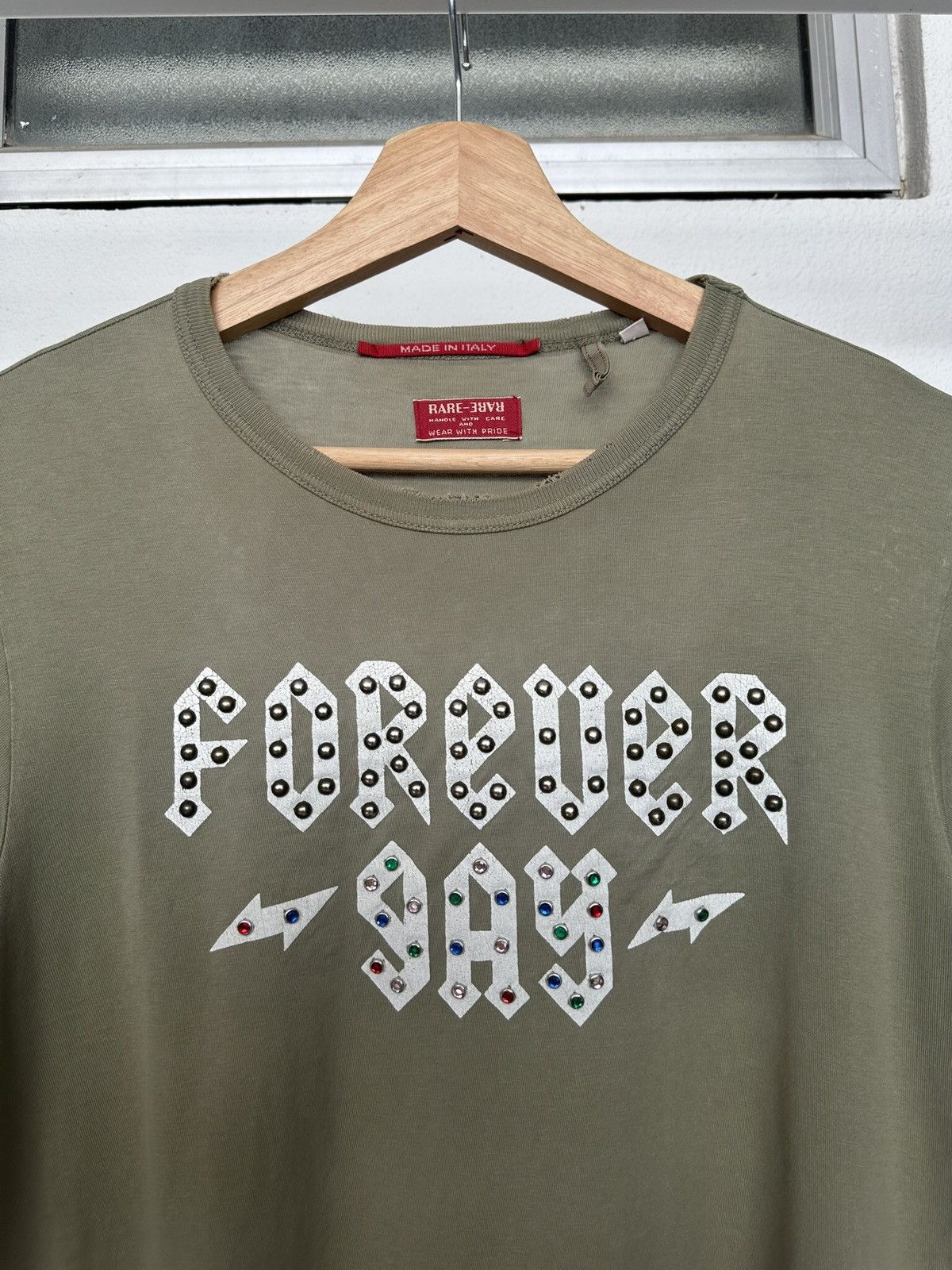 Replay RARE - RARE '' Forever Gay '' slogan tee Size US M / EU 48-50 / 2 - 9 Thumbnail