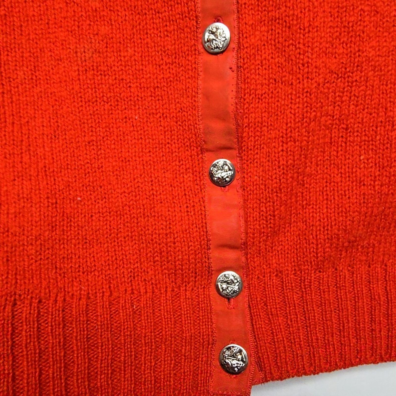 Talbots Vintage Talbots Red Wool Cardigan Button Front Womens M Size M / US 6-8 / IT 42-44 - 6 Thumbnail