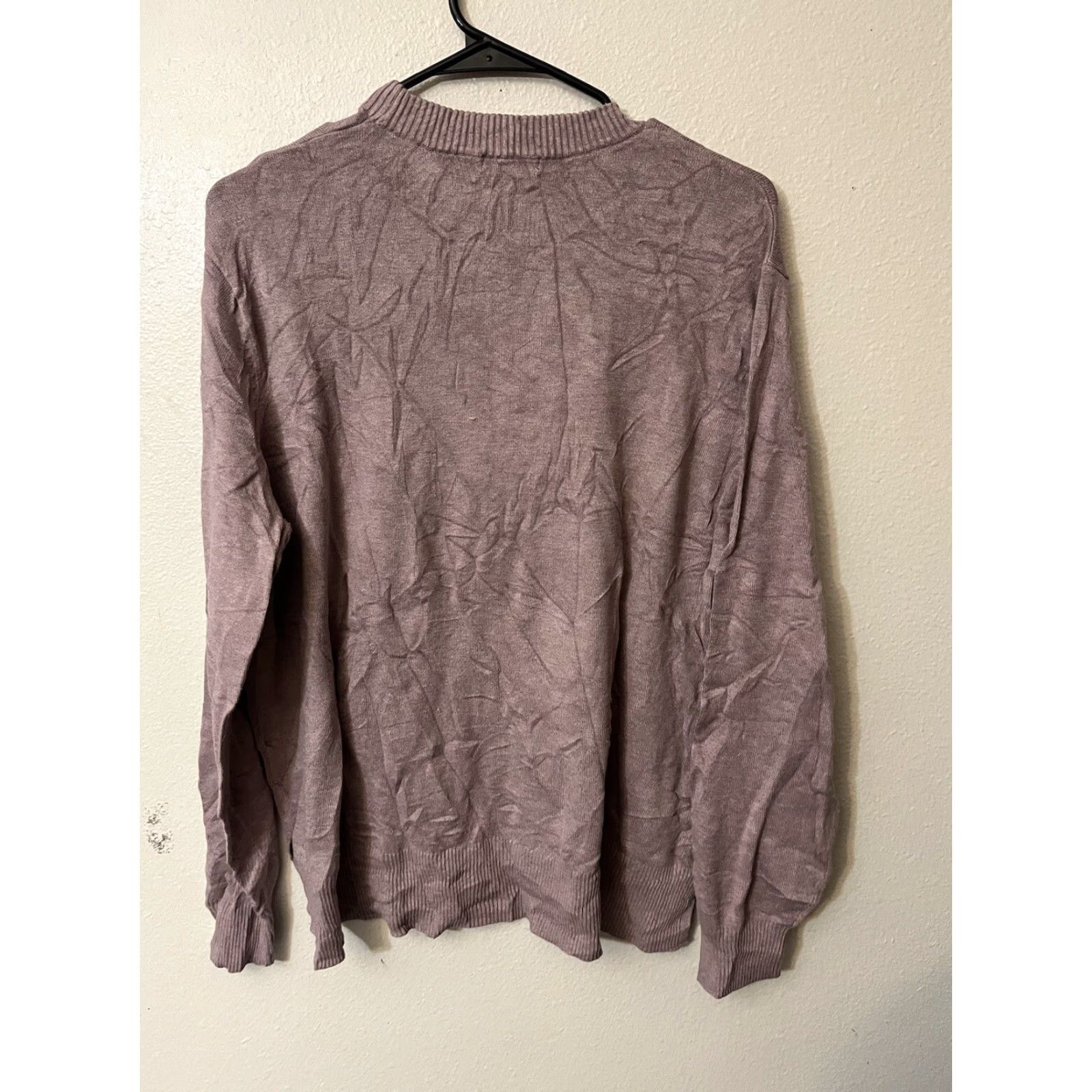 H&M VINTAGE H&M Women's Pullover Sweater Knit Long Sleeve Crew Neck Size Large Blue Heathered Casual Fall Fashion Size L / US 10 / IT 46 - 3 Thumbnail