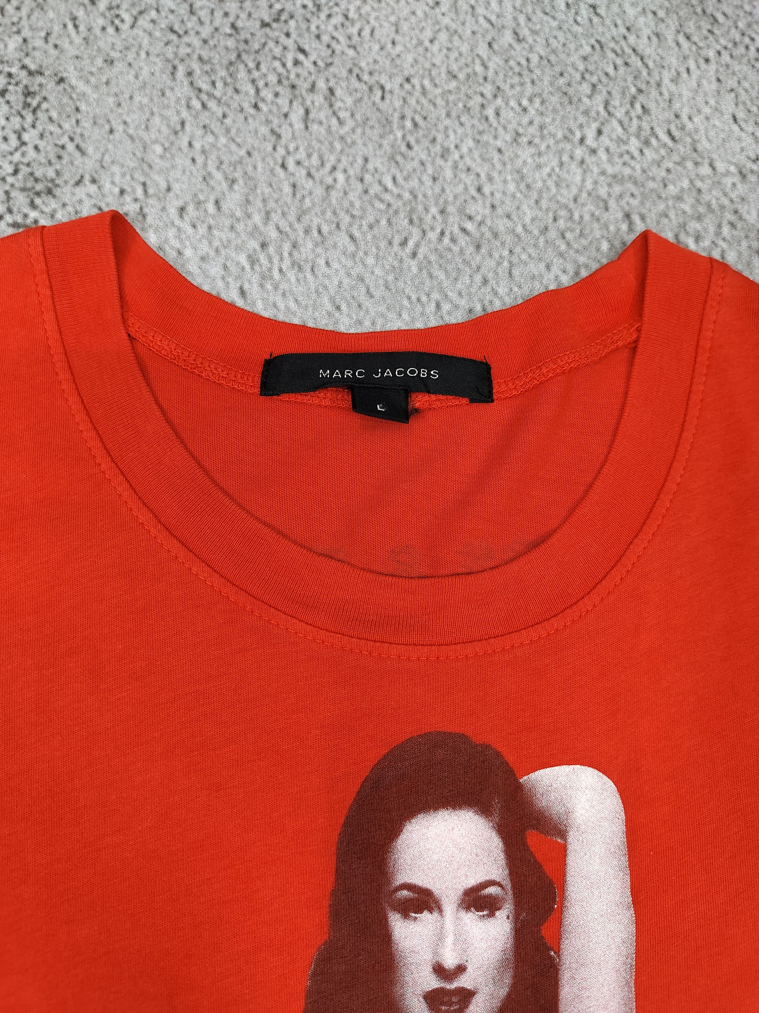 Marc Jacobs 2000s MJ- Archive Dita Von Teese Nude Pin Up Graphic Tshirt Size US L / EU 52-54 / 3 - 7 Thumbnail
