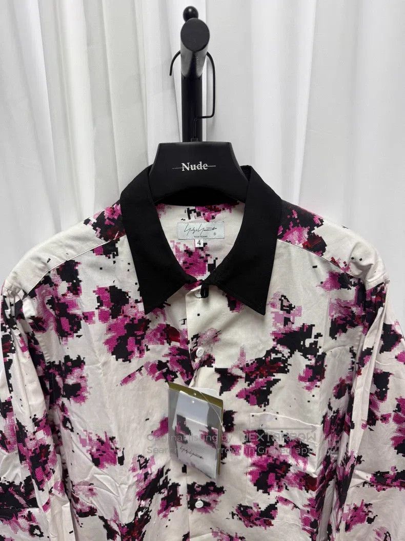 Yohji Yamamoto YOHJI YAMAMOTO Mosaic Flower Bud Loose Shirt Size US XL / EU 56 / 4 - 4 Thumbnail
